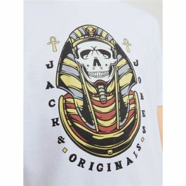 Camiseta de Manga Corta Infantil Jack & Jones Jorheavens Blanco