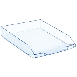 Bandeja Sobremesa Cep Confort Plastico Transparente Celeste 370x270x61 mm