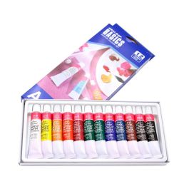 Pintura Acrilica Artist Caja Carton De 12 Colores Surtidos Tubo De 12 mL