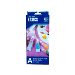 Pintura Acrilica Artist Caja Carton De 12 Colores Surtidos Tubo De 12 mL