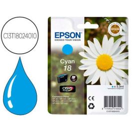 Ink-Jet Epson 18 Cyan Expression Home Xp-102 Xp-205 Xp-305 Xp-405 Capacidad 180 Pag