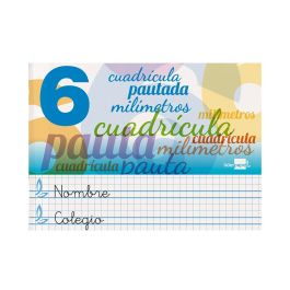 Libreta Liderpapel Pautaguia Tapa Cartoncillo 32 Hojas Din A5 70 gr Cuadriculado Pautado 6 mm Apaisado 10 unidades