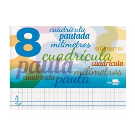 Libreta Liderpapel Pautaguia Tapa Cartoncillo 32 Hojas Din A5 Cuadriculado Pautado 8 mm Apaisada 70 gr