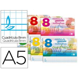 Libreta Liderpapel Pautaguia Tapa Cartoncillo 32 Hojas Din A5 Cuadriculado Pautado 8 mm Apaisada 70 gr Precio: 1.49999949. SKU: B17NZ5AFE8