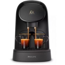 Cafetera de Cápsulas Philips L'Or Barista LM8012/65/ Negro Piano/ Compatible cápsulas Nespresso y L'OR/ Incluye 50 Cápsulas