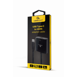 Gembird A-CM-HDMIF-04 Adaptador gráfico USB Negro Precio: 17.5000001. SKU: B1FA49FA22