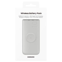 Samsung EB-U2510XUEGEU Powerbank 10000 mAh 25W Cargador Inalámbrico Beige