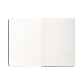 Cuaderno Con Gomilla Antartik Notes Tapa Blanda A5 Hojas Lisas Morado Y Amarillo 80 Hojas 80 gr Fsc