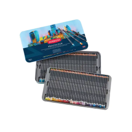 Derwent Lápices de Colores Procolour Caja Metálica de 72 Unidades, Colores Surtidos