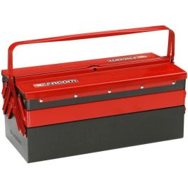 Facom Estuche Metálico para Herramientas, 5 Compartimentos, Carga Útil 25 kg, Capacidad 17 dm3, Tapa Remachada y Enganche Reforzado