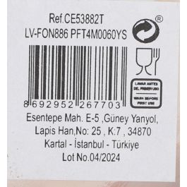 LAV Botella/Decant 1.2L ø7x9x26 cm (12 Unidades)