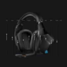 Logitech G935 Auriculares Gaming Inalámbricos 7.1 con Sonido Envolvente DTS Headphone:X 2.0, Micrófono Retráctil, RGB Lightsync, Compatibles con PC, Móvil y Consolas
