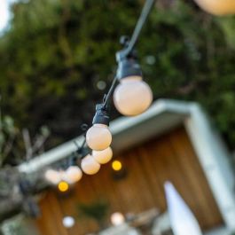 Lumisky LUM3760093548946 Guirnalda de luz solar PARTY MILKY SOLAR 5,70 m, 8 modos, 10 globos LED blanco cálido Lumisky LUM3760093548946 Guirnalda de luz solar PARTY MILKY SOLAR 5,70 m, 8 modos, 10 globos LED blanco cálido