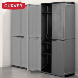 Armario Curver Gris oscuro Plástico 68 x 166 x 39 cm Armario Curver Gris oscuro Plástico 68 x 166 x 39 cm