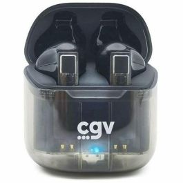 CGV CGV3322102085103 Auriculares Inalámbricos Bluetooth TWS Urban Ghost Negro con Batería 30h y Control Táctil