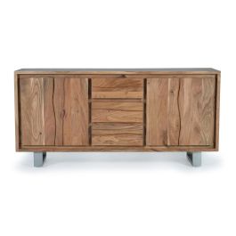 Giner y Colomer Aparador 4 Puertas Madera de Acacia Natural 82 x 172 x 45 cm Precio: 1379.3879. SKU: B19E2QHPD4