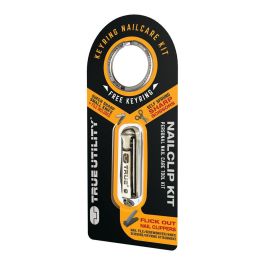 True Nailclip Kit Llavero y Corta Uñas Acero Inoxidable 56 mm