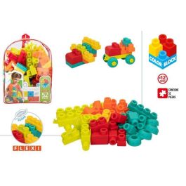 Color Baby Bolsa de Construcción con 52 Piezas de Bloques de Colores para Montar – Ideal para Niños desde 3 Años Color Baby Bolsa de Construcción con 52 Piezas de Bloques de Colores para Montar – Ideal para Niños desde 3 Años