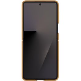 Samsung EF-VF766PAEGWW Funda Kindsuit Original para Samsung Galaxy Flip7, Marrón/Camel, Monocromático, Fácil Aplicación