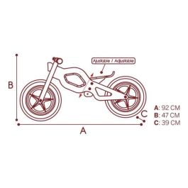 Bicicleta Infantil Woomax Classic 12" Sin Pedales Bicicleta Infantil Woomax Classic 12" Sin Pedales