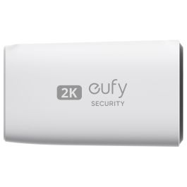 Eufy SoloCam S220 Cámara Vigilancia WiFi Exterior Solar 2K IP67 Sin Cuotas Mensuales Inalámbrico Techo/Pared Blanco Cubo