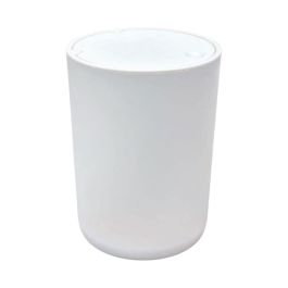 HOY TOD3574641271176 Papelera de Baño UTILITY 8,5 L Blanco Polipropileno Ø 21 x H 29 cm