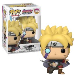 Funko Figura Vinilo Boruto 1035 NARUTO - Figura de 9 cm que representa a Boruto, el hijo de Naruto en pose de combate y brillando en la oscuridad.