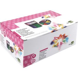 Purpurina Liderpapel Fantasia Colores Metalicos 6 Colores Surtidos Bote De 120 gr 6 unidades