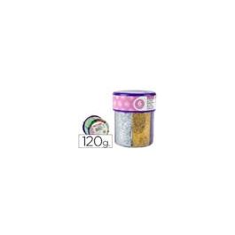 Purpurina Liderpapel Fantasia Colores Metalicos 6 Colores Surtidos Bote De 120 gr 6 unidades