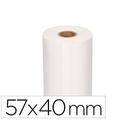 Rollo Sumadora Q-Connect Termico 57x40x11 mm 58 gr Sin Bisfenol A 10 unidades Precio: 10.2849994313. SKU: B1594XNNH8