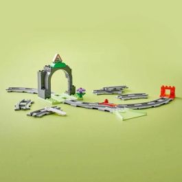 LEGO 10425 DUPLO Town Túnel y Vías Ferroviarias Juego de Construcción para Niños de 2 años, 20 Piezas