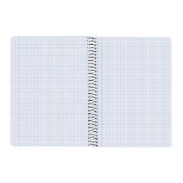 Cuaderno Espiral Liderpapel Cuarto Pautaguia Tapa Blanda 40H 75 gr Cuadro Pautado 2,5 mmcon Margen Colores Surtidos