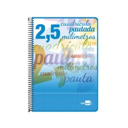 Cuaderno Espiral Liderpapel Cuarto Pautaguia Tapa Blanda 40H 75 gr Cuadro Pautado 2,5 mmcon Margen Colores Surtidos Precio: 1.49999949. SKU: B1AFLTDVK9