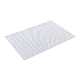 Recambio Liderpapel A4 Pautaguia 100 Hojas 75 gr Cuadriculado Pautado 5 mm Con Margen 4 Taladros