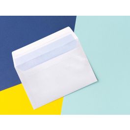 Sobre Liderpapel N 9 Blanco Comercial Normalizado 120x176 mm Tira De Silicona Paquete De 25 Unidades