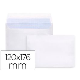 Sobre Liderpapel N 9 Blanco Comercial Normalizado 120x176 mm Tira De Silicona Paquete De 25 Unidades