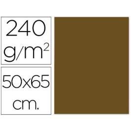 Cartulina Liderpapel 50x65 cm 240 gr-M2 Marron Claro Escolar 125 unidades