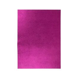 Goma Eva Con Purpurina Liderpapel 50x70 cm 60 gr-M2 Espesor 2 mm Violeta 10 unidades