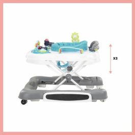 Babymoov Andador Evolutivo 5 en 1: Andador, Empujador, Columpio, Asiento 360° Acolchado y Parque Infantil. Desde 6 Meses