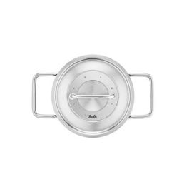 Fissler Pure Olla de Acero Inoxidable 16 cm con Tapa de Metal - Apto para Inducción, Gas, Eléctrico y Horno - 1.9L - Ref: 08611416000/0 Fissler Pure Olla de Acero Inoxidable 16 cm con Tapa de Metal - Apto para Inducción, Gas, Eléctrico y Horno - 1.9L - Ref: 08611416000/0