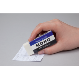 Tombow Mono L Goma de borrar PVC tamaño L, suave y premium, ideal para estudiantes y artistas de Manga y Cómics