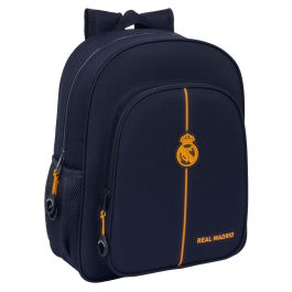 Mochila Escolar Real Madrid C.F. Azul marino 32 x 38 x 12 cm Mochila Escolar Real Madrid C.F. Azul marino 32 x 38 x 12 cm