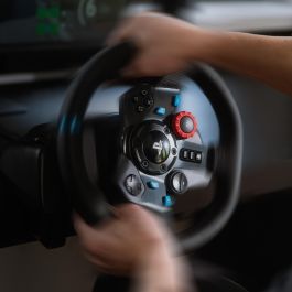 Logitech Volante G29 Driving Force - Force Feedback, Compatible con PS3/PS4/PC, Construcción Duradera