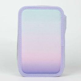 Cerdá Plumier con accesorios Stitch 12.5 x 6.5 x 19.5 cm LILA, Estuche escolar temático infantil
