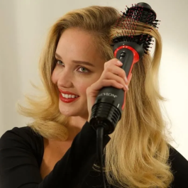 Revlon RVDR5298E Cepillo Secador Moldeador One-Step Volumiser Plus, Cabezal Ovalado Desmontable y Tecnología Tourmaline Ionic, 1 Unidad