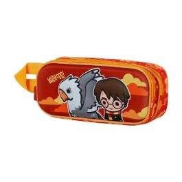Estuche Portatodo 3D Doble Buckbeak Harry Potter Naranja
