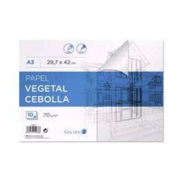 Golden Papel Vegetal Encolado 10 Hojas 70 gr. 29,7x42 cm Precio: 1.68999974. SKU: B147XDQ5KZ