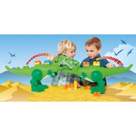 Juego construccion dinosaurio bloques 30 piezas ¡electrónico con 4 sonidos!