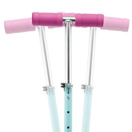 Patinete maxi scooter rosa 3 ruedas con luces 56 cm