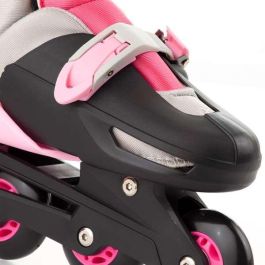 Patines 4 en linea rosa ajustable talla m ( 35/38)